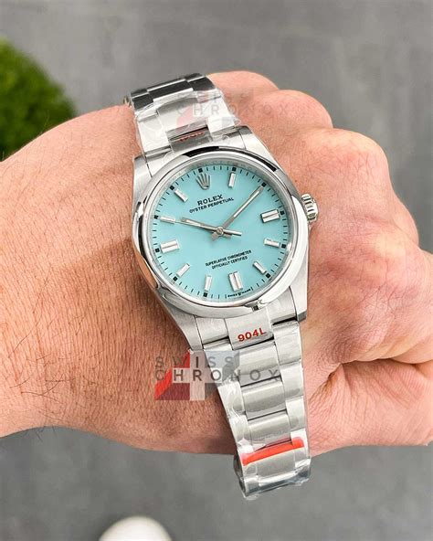 rolex tiffany blue 36|rolex tiffany blue oyster perpetual.